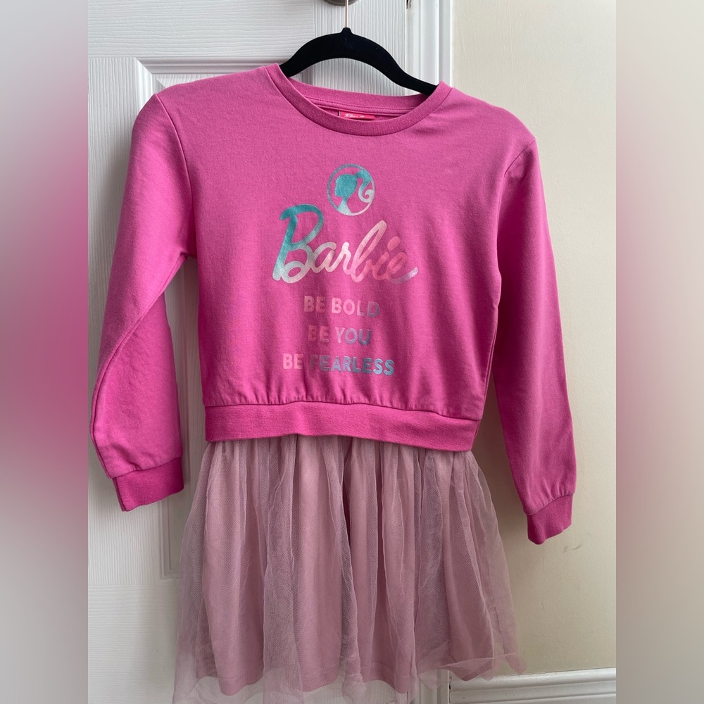 NWOT Barbie Sweatshirt Dress